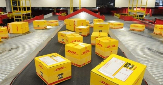DHL small packet power supply on us special line